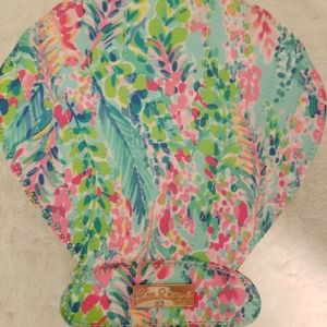 Lilly Pulitzer Shell Brush Cosmetic Case